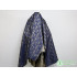 Navy Blue Brocade Jacquard Fabric for Dress Making 148cm Wide - Sold By The Meter
