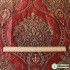 Polyester metallic yarn Brocade Fabric Jacquard  Garments Thick Upholstery Fabric By Yard