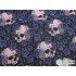 Embossed Skull Brocade Jacquard Fabric for Dress Making 140cm Wide - Sold By The Meter