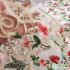 Luxury court style Floral Embroidered Fabric Bridal Wedding Dress Gowns Making DIY sewing by Yard