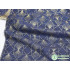 Navy Blue Brocade Jacquard Fabric for Dress Making 148cm Wide - Sold By The Meter