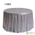 3MM solid sequined hotel tablecloth Wedding birthday round tablecloth