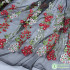 plant flower embroidery lace fabric Floral Curtain Wedding Dressing Material sold by the Yard (91.5cm)