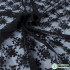 vintage flower lacework embroidered organza lace fabric dressing making DIY white/black 50