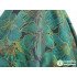Gold Thread Green Flower Jacquard Fabric for Dress Making 150cm Wide - Sold By The Meter