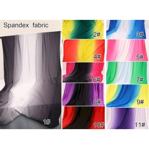 Knit Spandex Ombre Fabric for Dancing Dress Sportwear Yoga Clothing Stretch Lycra Fabric 58