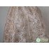 Gold Thread Light Pink Flower Jacquard Fabric for Dress Making 148cm Wide - Sold By The Meter