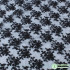 vintage flower lacework embroidered organza lace fabric dressing making DIY white/black 50