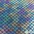 1 yard 92cm Sparkly Scale Mermaid Fabric Hologram Spandex 2 Way Stretch fabric for skirt tail swimwear - 60