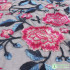 120cm Red Pink Peony Flower Embroidery Lace Fabric Net Fabric Floral Women Dress Materials by Yard