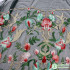 Luxury court style Floral Embroidered Fabric Bridal Wedding Dress Gowns Making DIY sewing by Yard