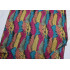 Multi-color Large leaves jacquard Brocade fabric for dress making 148cm wide - sold by the meter