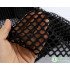 Dia.1cm Diamond Holes Mesh Polyester Spandex Fishnet Fabric Small Stretch 165x50cm - Sold By The Half Meter