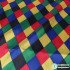 Clown Costume making Satin Fabric  Stage Clothes 148cm By Meter Dots Stripes