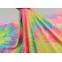 Rainbow Tie Dye Spandex Stretch Lycra Fabric Knit for Dancer Swimwear Sold By The Yard
