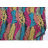 Multi-color Large leaves jacquard Brocade fabric for dress making 148cm wide - sold by the meter