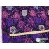 Embossed Floral Jacquard Fabric Brocade Purple Plant for Dress Making 145cm Wide - Sold By The Meter