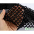 Dia.1cm Diamond Holes Mesh Polyester Fishnet Fabric Small Stretch 165cm wide - sold by the yard (91cm long)