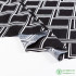 Rhombus Print Stretch Fabric Polyester Lycra Sewing Cloth For Diy Fashion Clothing  45*165 Cm/Piece TJ1338