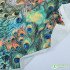 Digital Print Peacock Swimwear textile Knit Spandex Fabric Elastic Material 155cm wide by Yard