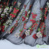 plant flower embroidery lace fabric Floral Curtain Wedding Dressing Material sold by the Yard (91.5cm)