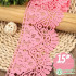 White Lace Fabric Ribbon Wedding for Dresses Macrame 3D Flower Vintage Bridal Lot By Meters