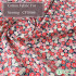 Colorful Small Floral Printed Cotton Poplin Fabric for Dress DIY Sewing Clothes Patchwork 50x140cm