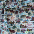 Vintage Muslin Fabric Zakka Digital Printed Cotton For DIY Dolls Clothes Quilting Dresses By Meters