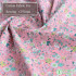 Colorful Small Floral Printed Cotton Poplin Fabric for Dress DIY Sewing Clothes Patchwork 50x140cm