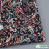 Ethnic Bandana Paisley Fabric Floral Cotton Printed Poplin for Sewing Dresses DIY Handmade Dolls Accessories Per Half Meter