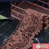 3D Cotton Water Soluble Lace Fabric Trim Ribbon For DIY Dresses French Hollow Underwear 100x9.5cm