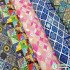 Bohemian Mandala Geometry Printed Fabric Vintage Ethnic Fabric Cotton Quilting Patchwork by Half Meter