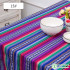 Thicken Cotton Linen Bohemian  Yarn Dyed Upholstery Fabric for Curtain Safa Home Textile 100x150cm