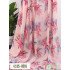 Chiffon Fabric Pearl Printed Floral Plant Breathable for Sewing Summer Dresses Clothes by Meters