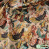 Vintage Muslin Fabric Zakka Digital Printed Cotton For DIY Dolls Clothes Quilting Dresses By Meters