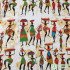 Ethnic Cotton Linen Fabric Patchwork DIY Sewing Crafts Home Decor 57