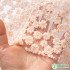 High Quality Daisy Water Soluble Embroidery Micro Elasticity Lace Quilting Fabric for Sewing Clothes Dresses Textile