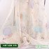 30D Printed Floral Chiffon Fabric Summer Thin Transparent for Sewing Dress Female Seaside Vacation Shawl by Meters