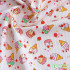 Ice Cream Baby Cartoon Digital Printed Cotton Muslin Fabric for Quilting Clothes Sewing Patchwork Per Half Meter