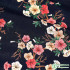 Rayon Fabric Dark Small Floral Flower Thin And Light DIY Handmade Pajamas Summer Clothes By Half Meter