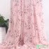 50D Transparent Floral Printed BOHO Chiffon Fabric For Sewing Summer Dresses BY Meters