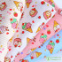 Ice Cream Baby Cartoon Digital Printed Cotton Muslin Fabric for Quilting Clothes Sewing Patchwork Per Half Meter