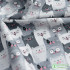 Rainbow Leaf Cotton Printed Muslin Fabric Digital Printing DIY Doll Clothes for Sewing Tote Bag Hair Ring By Half Meter