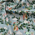 100%Cotton Fabric Rabbit Printed Cartoon Pastoral Style for Sewing Baby Clothes Per Half Meter