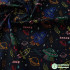 Outer Space Elements UFO Pure Cotton Fabric Handmade DIY Clothes Short Sleeved Printing Casual Children Fabrics By Meters