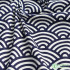 Japanese Wavy Scales Cotton Twill Fabric for Bed Sheet Sew Clothes Home Textile Per Half Meter