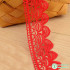 White Lace Fabric Ribbon Wedding for Dresses Macrame 3D Flower Vintage Bridal Lot By Meters