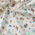 Cartoon Animals Fabric Pure Cotton Washed Yeast-washed Cotton for Sewing Soft Handmade Clothing by Half Meter