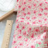 Per Half Meter Red Flower Cotton Printed Fabric Digital Printing Dots for Sewing Dresses Patchwork