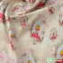Vintage Muslin Fabric Zakka Digital Printed Cotton For DIY Dolls Clothes Quilting Dresses By Meters